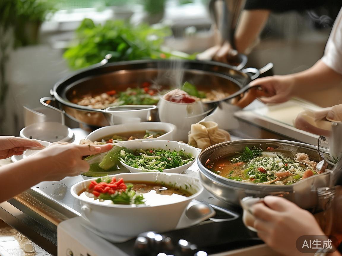 我们可以以一份适合老人和儿童的营养汤为例。电子食谱